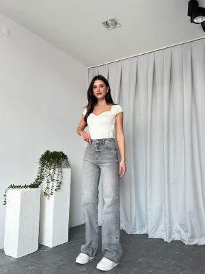 Kadın Gri Malibu Jean