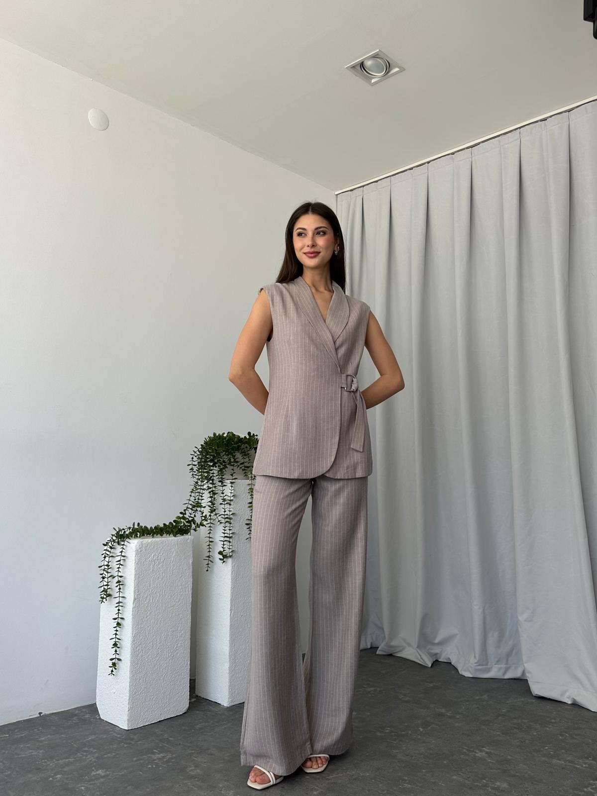 Kadın Nicole Vizon Takım - Görsel 4