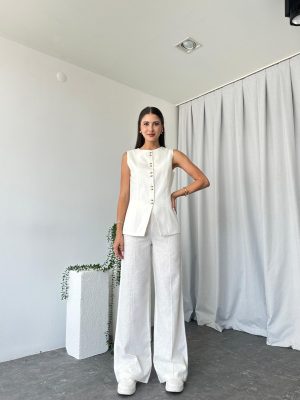 Kadın Elena Beyaz Rengi Takım