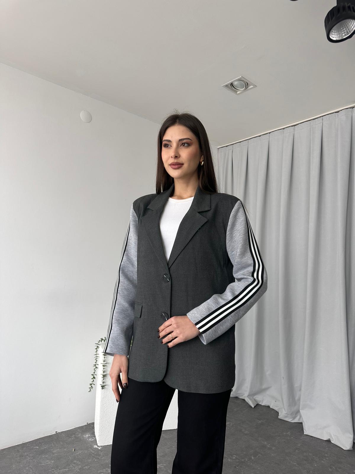 Brooklyn Gri Ceket - Görsel 2